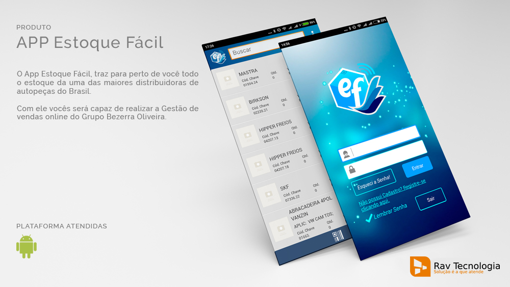 Aplicativo Estoque Fácil
